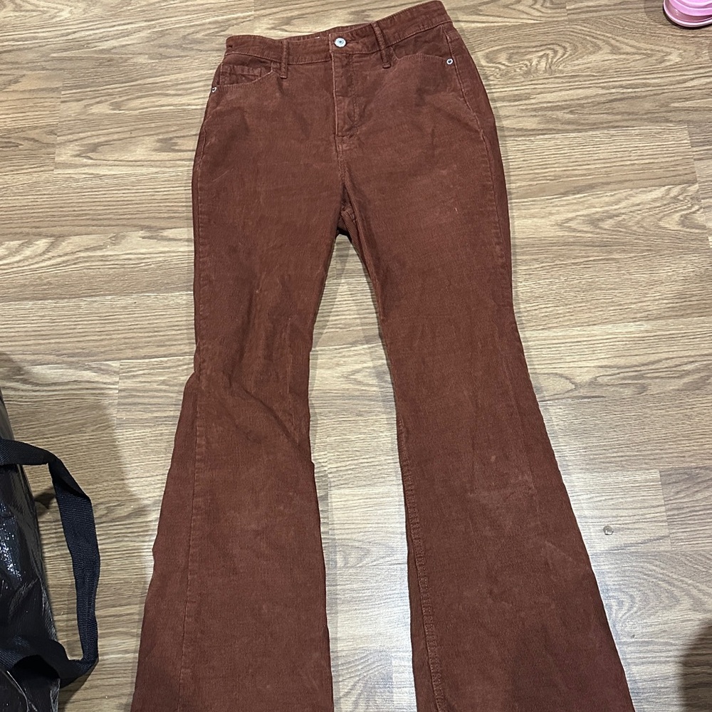 Old Navy Brown Slightly Flared Corduroy Pants